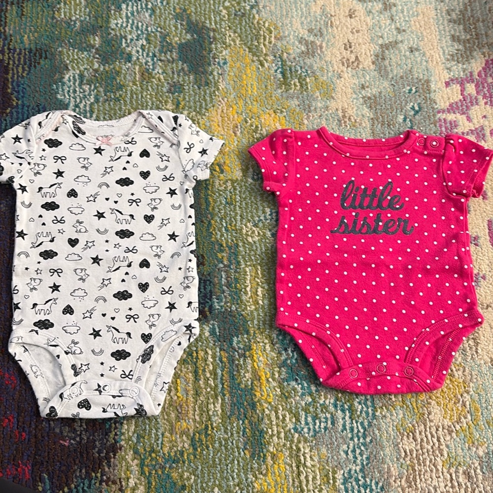 Carters bodysuit set